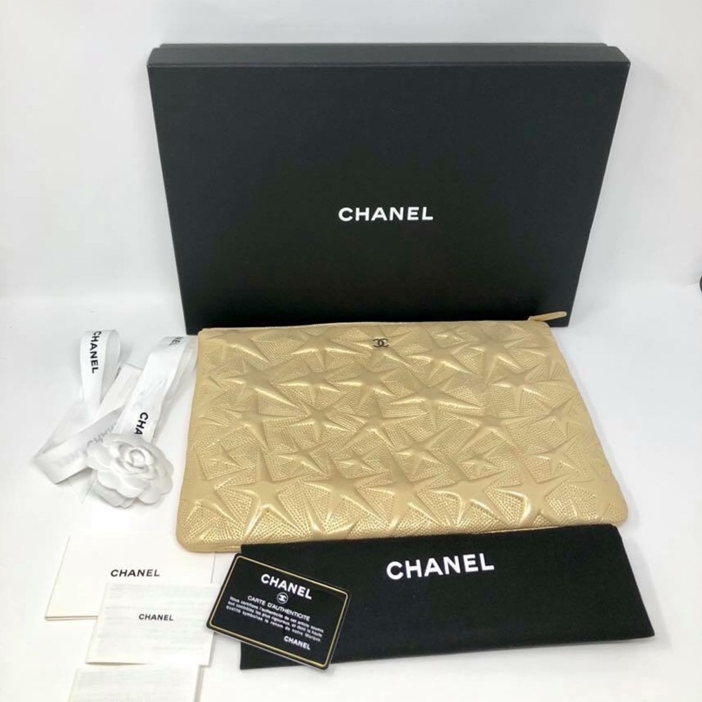 Quilted Case in Gold